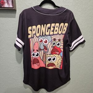 Spongebob Squarepants and Friends Baseball Jersey Size Medium